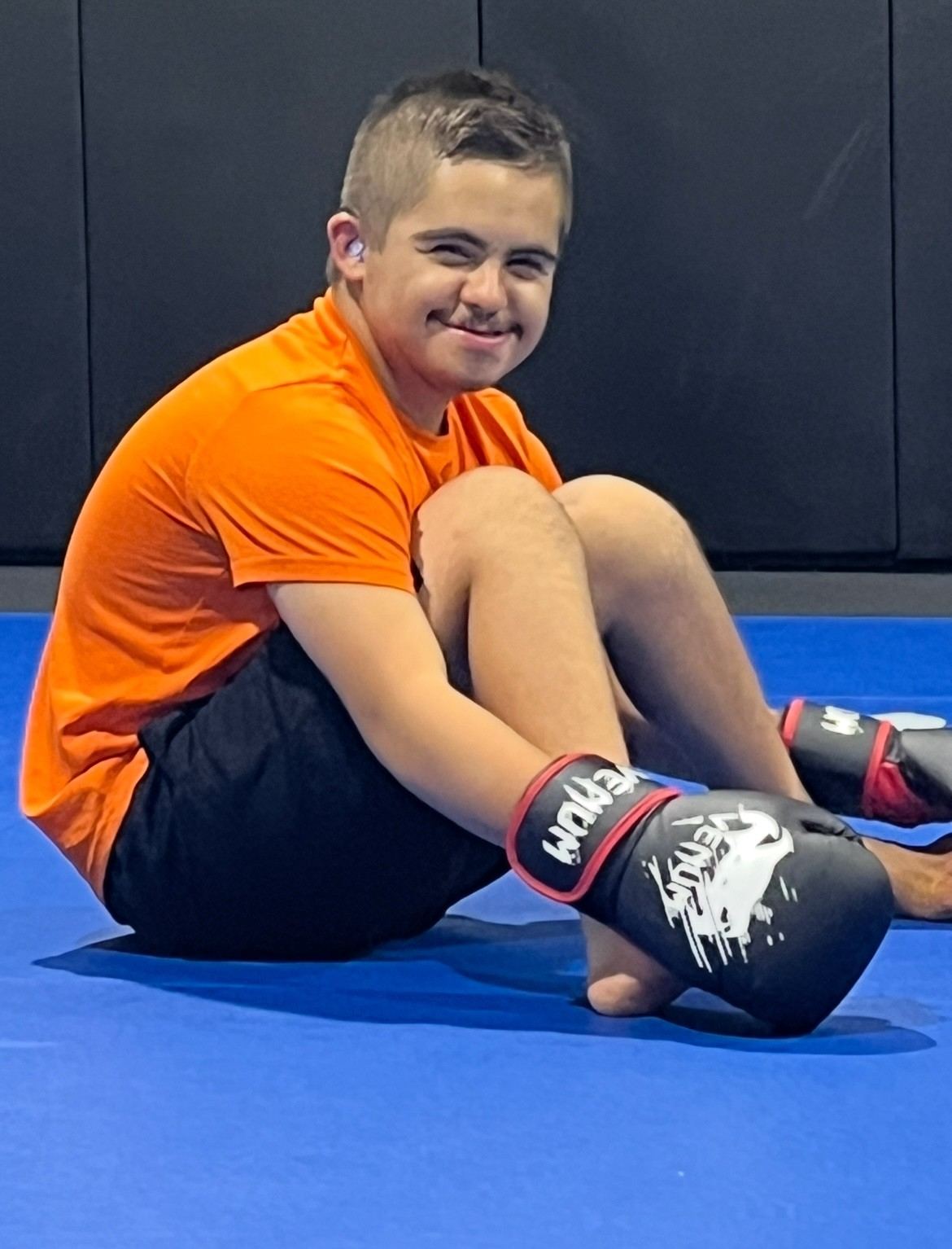 Christian, a member of the DSAP, Down Syndrome Association of Peel
